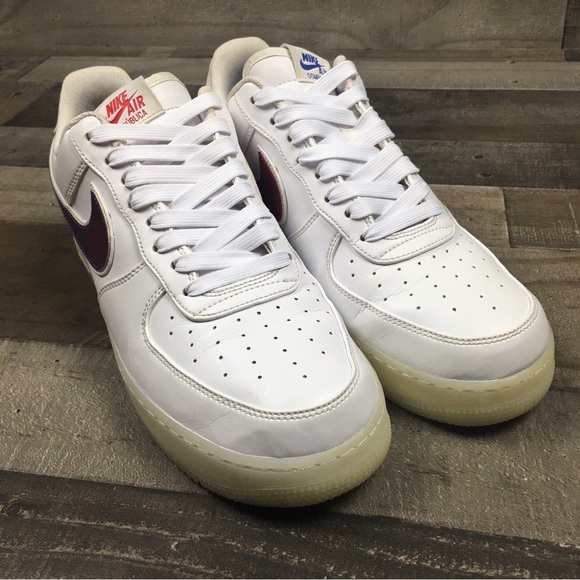 Nike Air Force 1 Low De Lo Mio One Sneakers Shoes Mens 12 Lows BQ8448-100 Forces - Picture 15 of 15